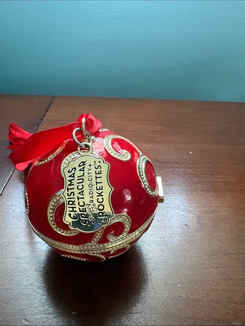 Pandora Red and Gold Christmas Spectacular Ornament